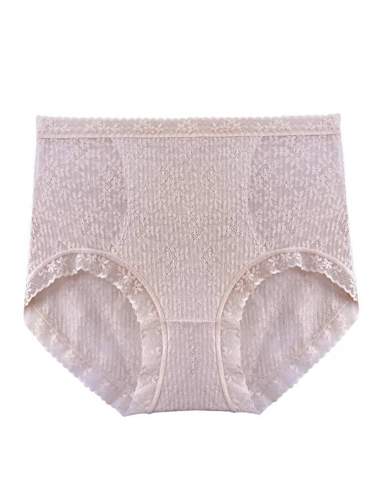 3-Pack Breathable Lace Tummy Control Briefs