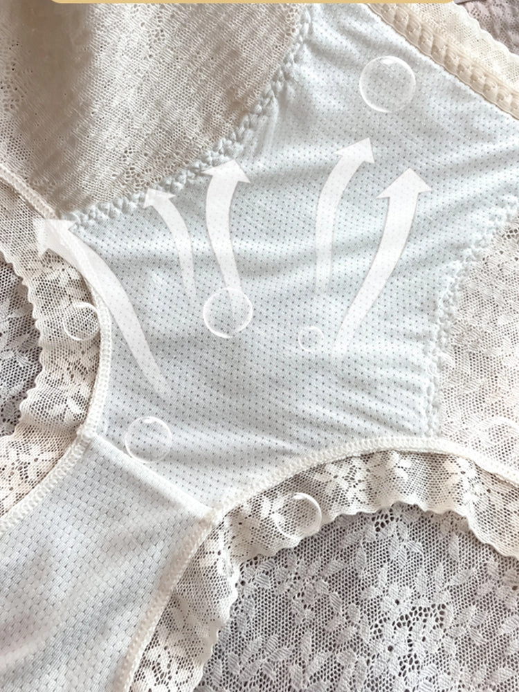 3-Pack Breathable Lace Tummy Control Briefs
