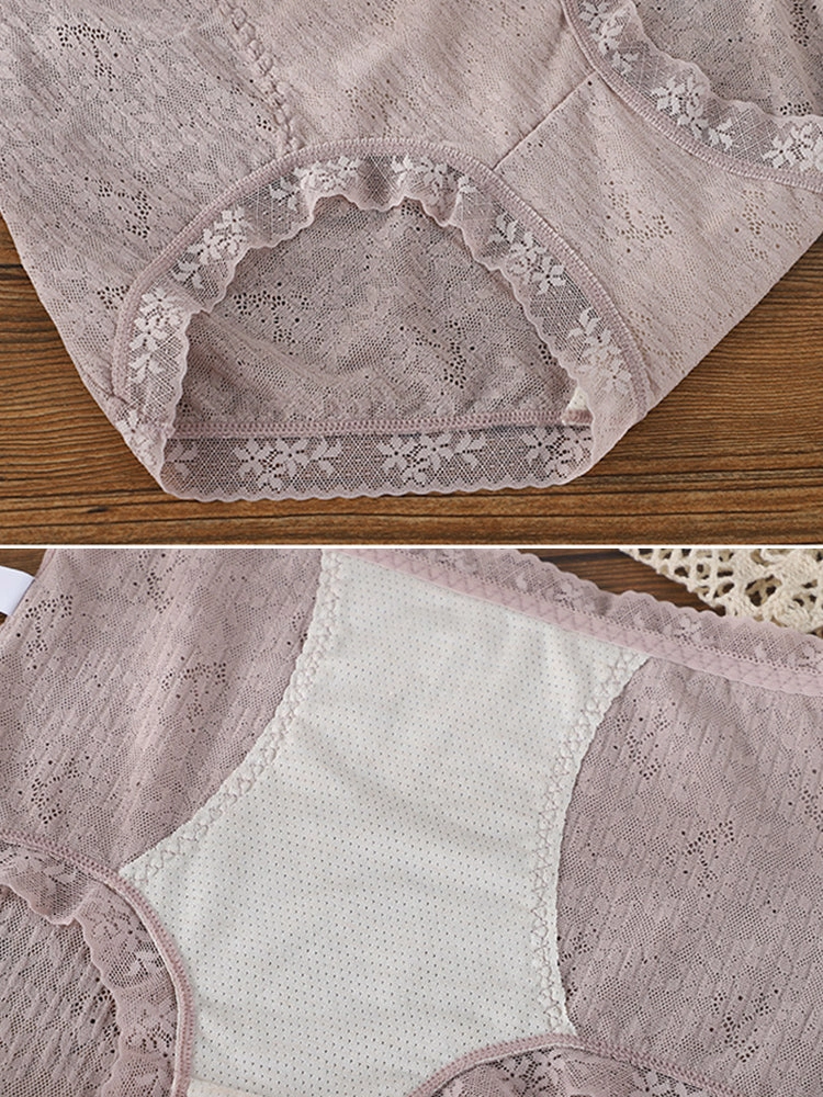 3-Pack Breathable Lace Tummy Control Briefs