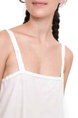 A-Line Slip Dress,  White