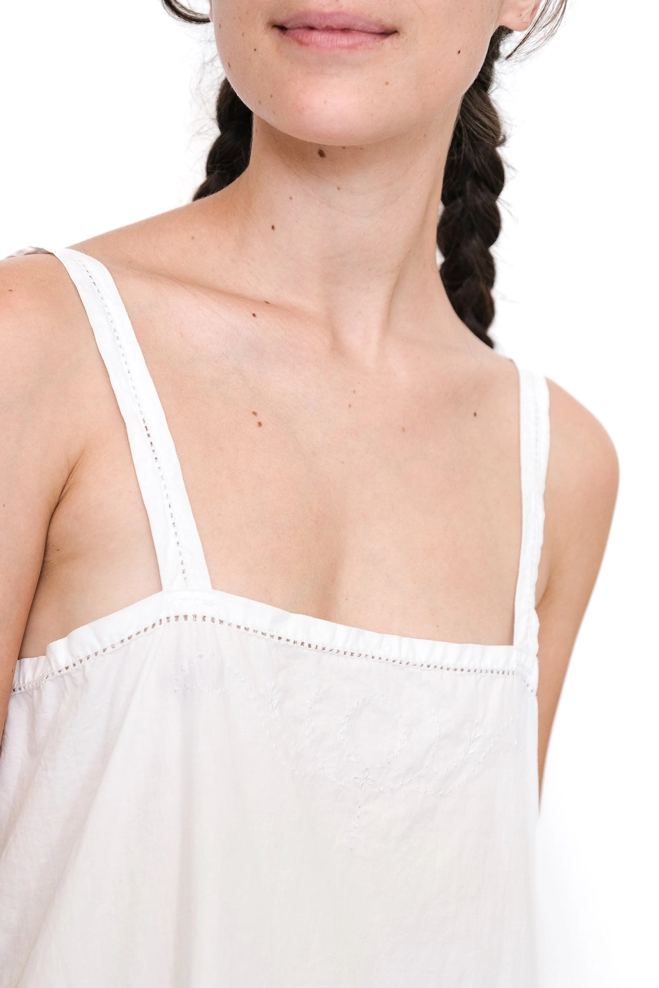 A-Line Slip Dress,  White