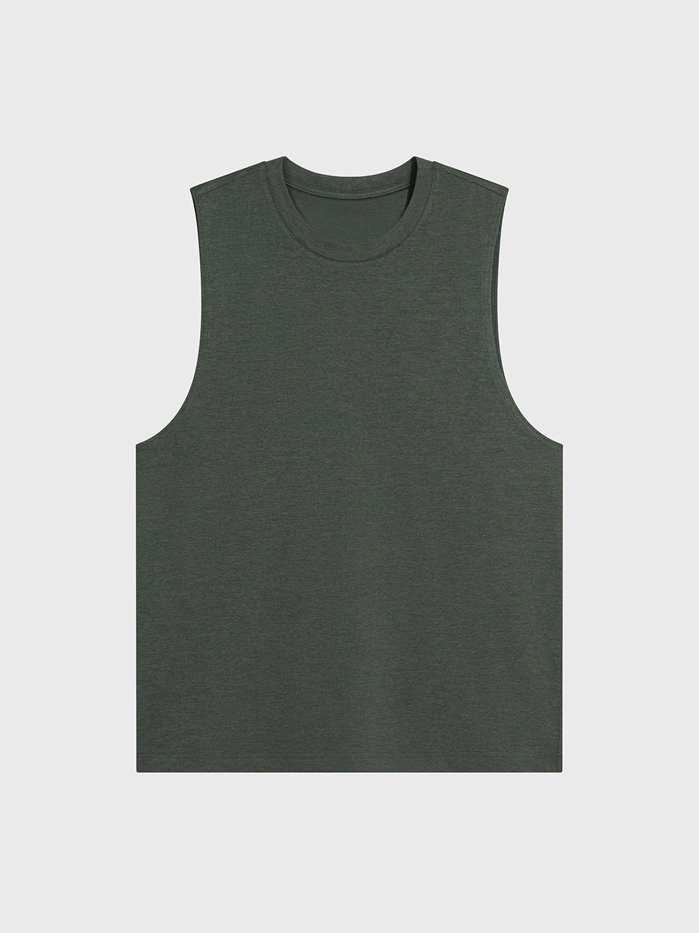 ALO CHARCOAL GREEN HEATHER CONQUER MUSCLE TANK
