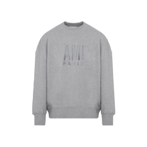 AMI Logo Printed Crewneck Sweatshirt
