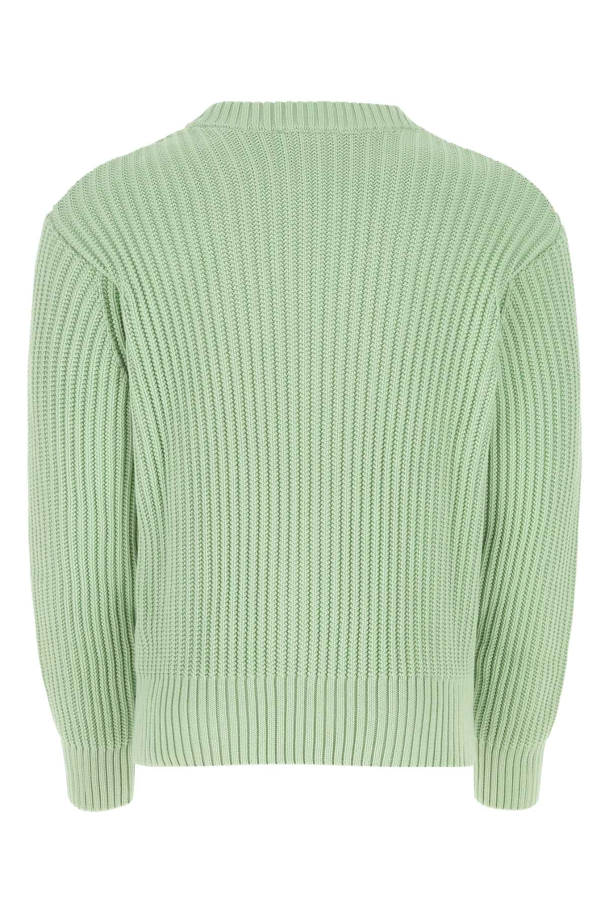 AMI Ribbed Knit Long-Sleeved Jumper