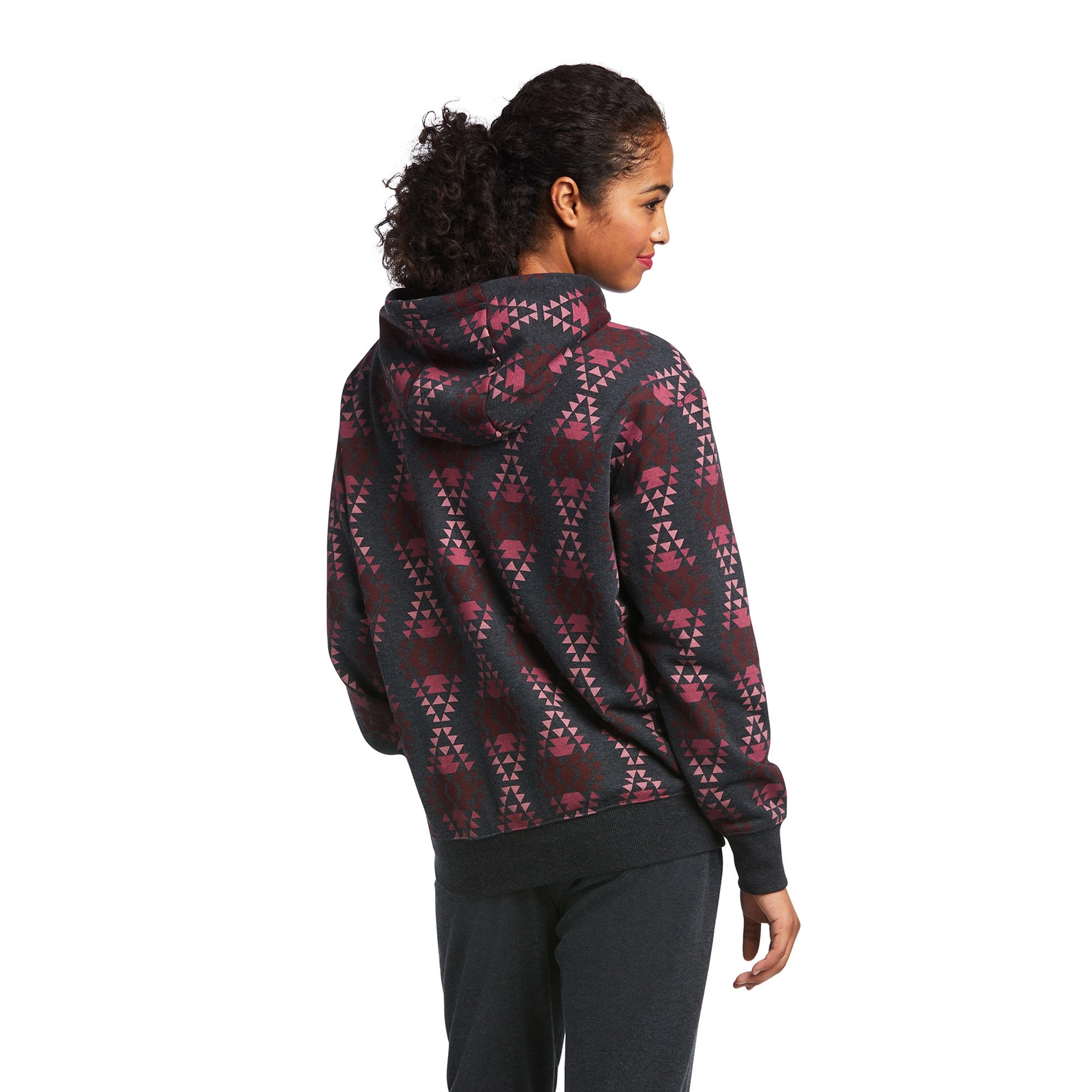 Ariat Ladies 10039842 Real Diamondback Printed Hoodie