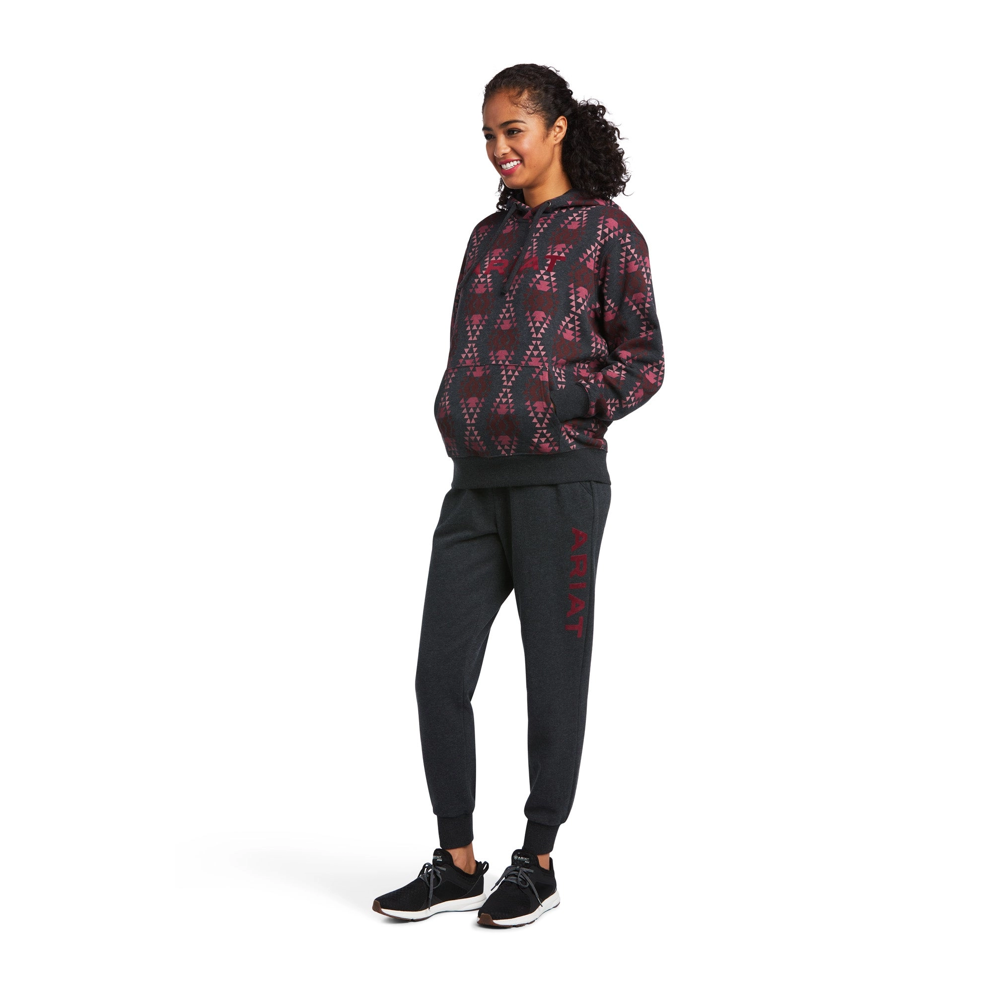 Ariat Ladies 10039842 Real Diamondback Printed Hoodie