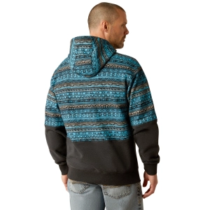 Ariat Mens Aztec Inspired Hoodie Turquoise 10052450