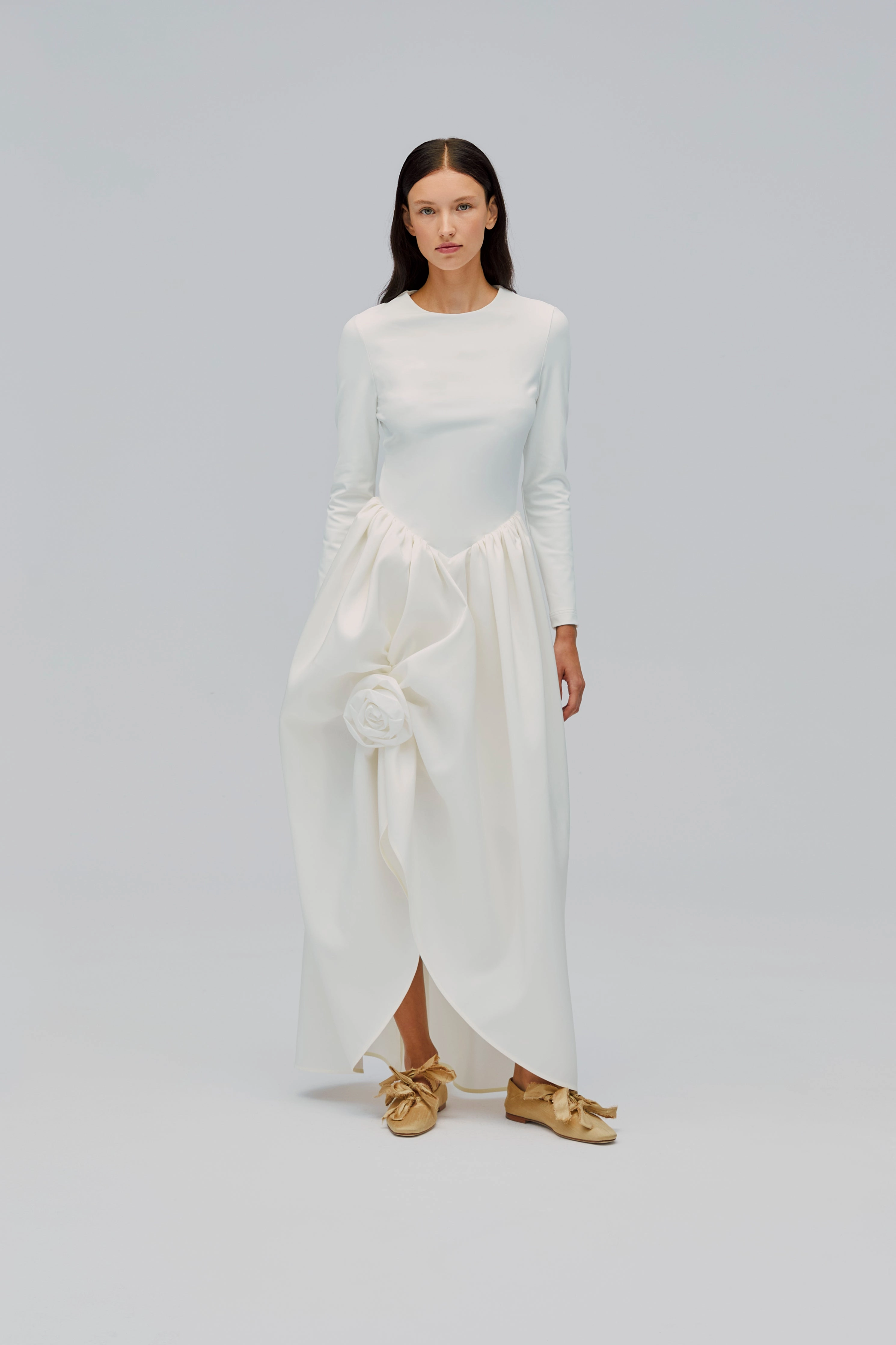Aurora Maxi Dress in White