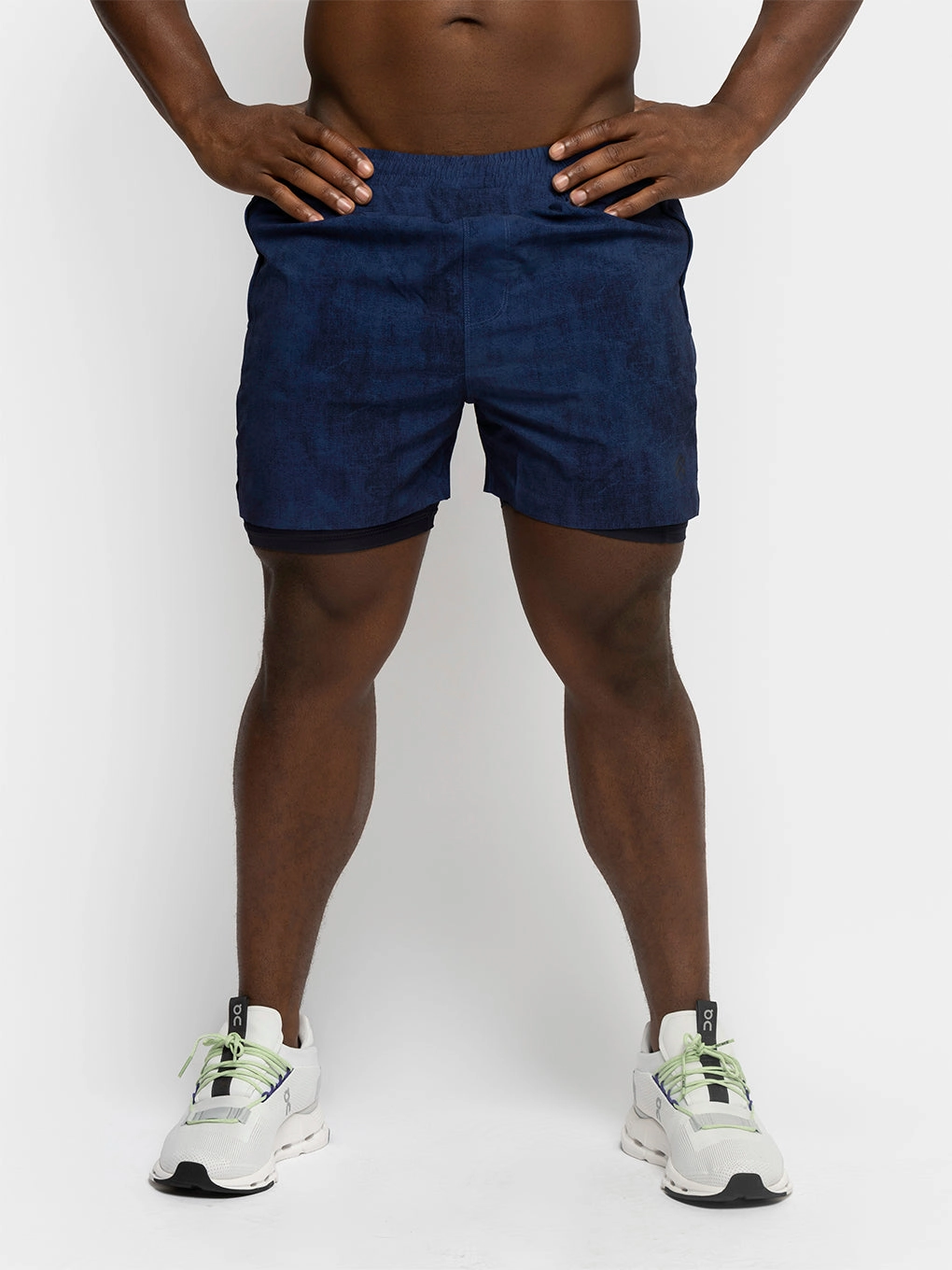 BARRY'S ACID WASH 4IN LINED SPRINTER SHORT