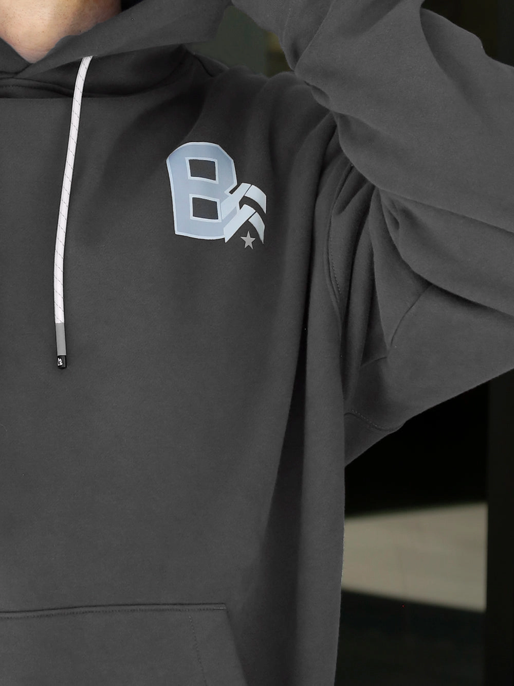 BARRY'S CHARCOAL UNISEX HOODIE