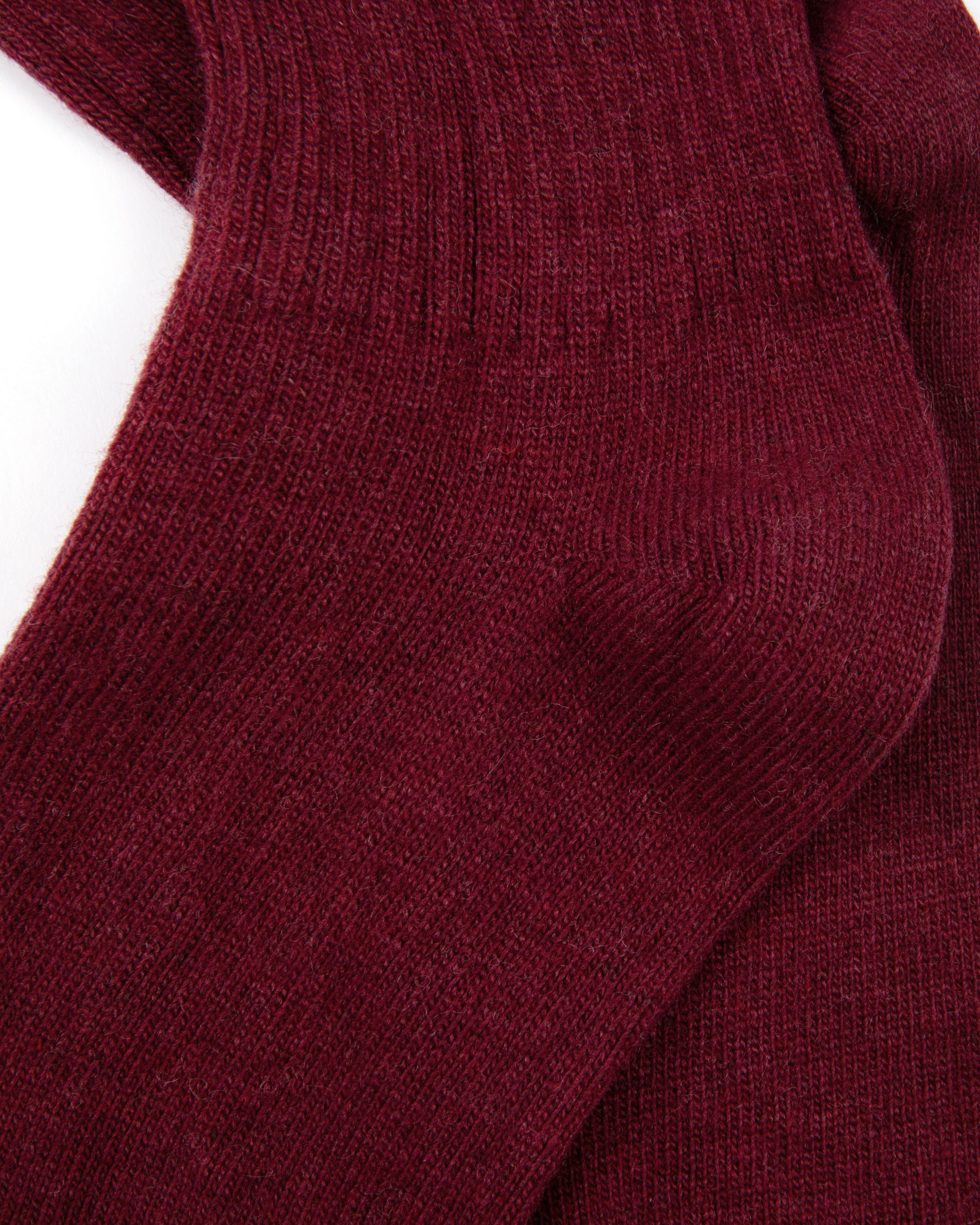 Bed Socks Gift Set Red & Grey