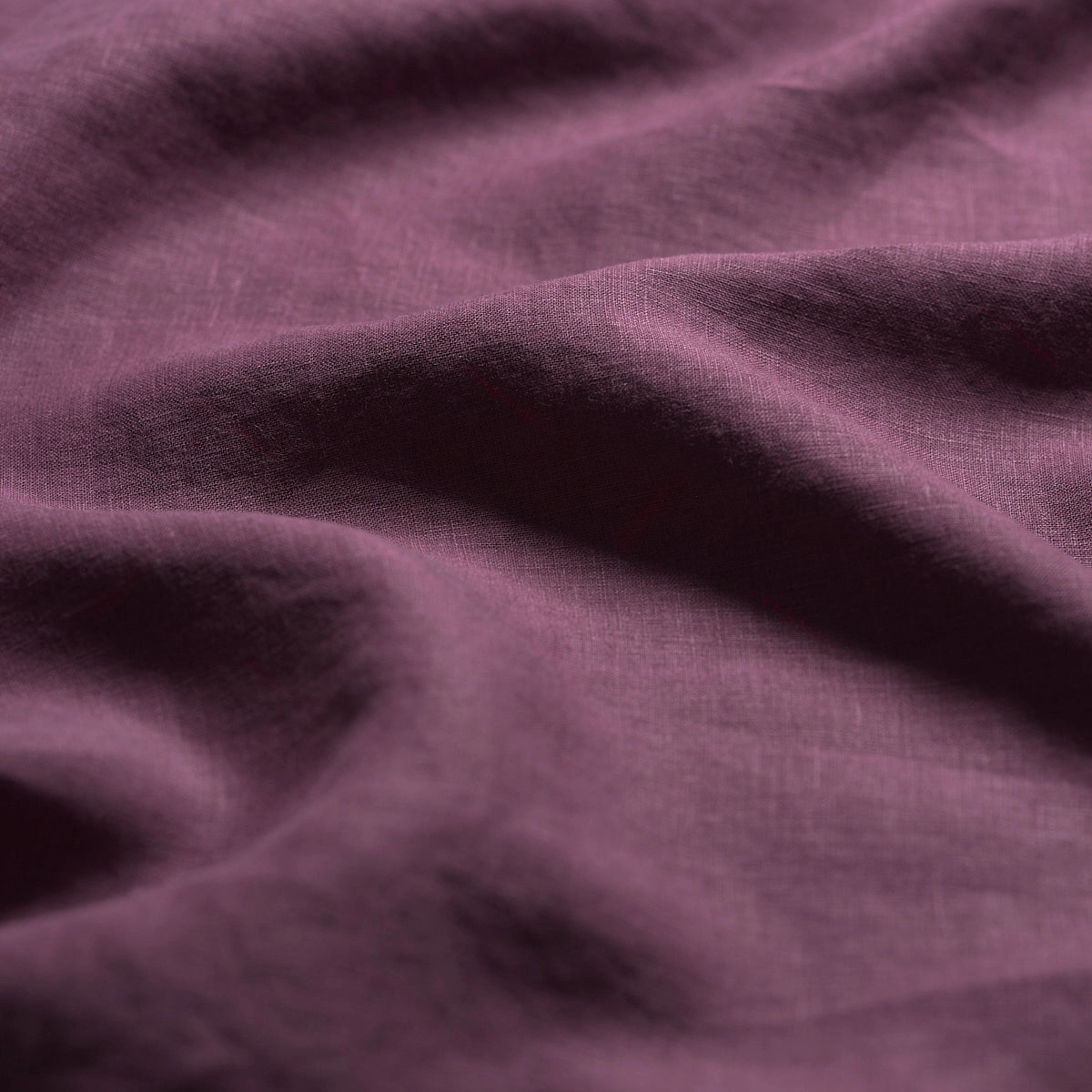 Berry 100% Linen Flat Sheet