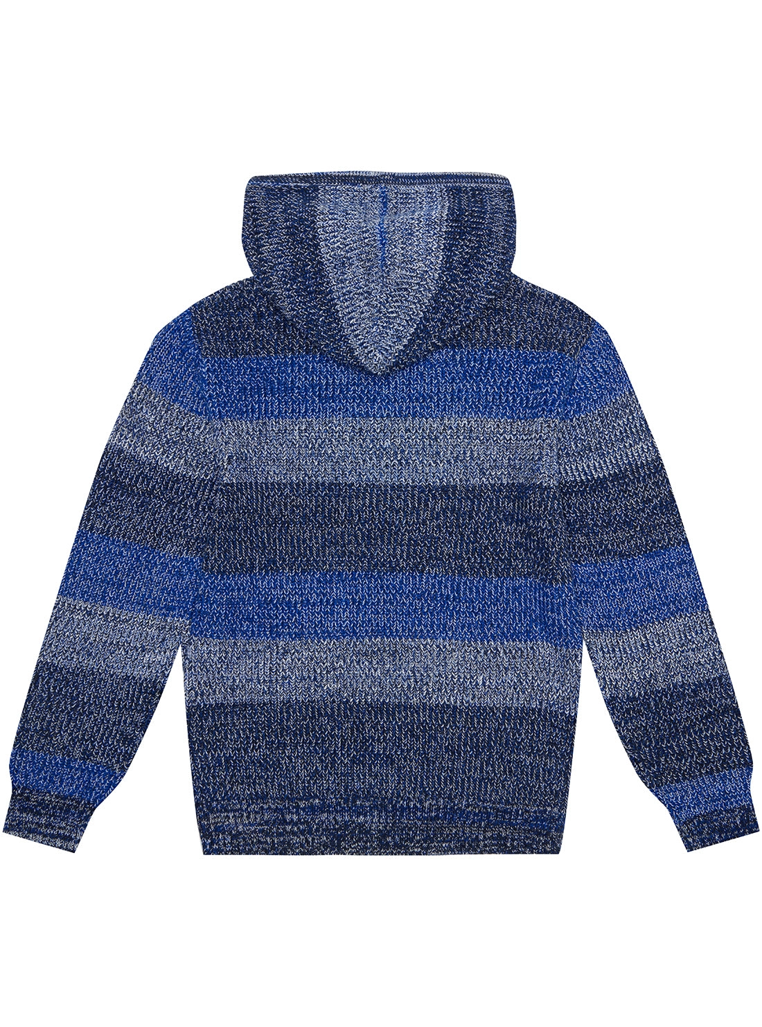 Blue Knit Hoodie Jumper (7-16)