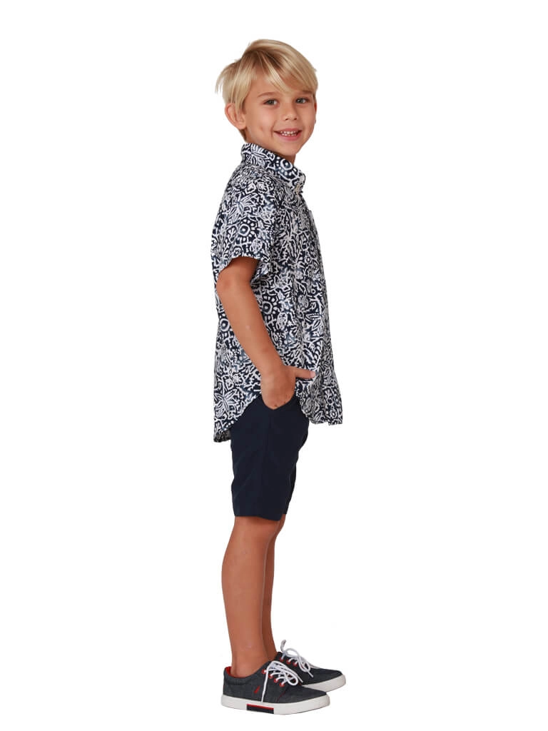 Boys cotton Hawaiian shirt