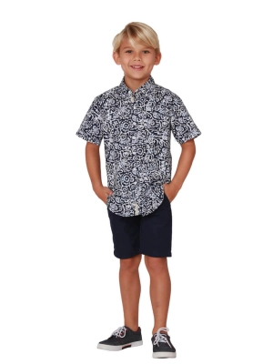Boys cotton Hawaiian shirt