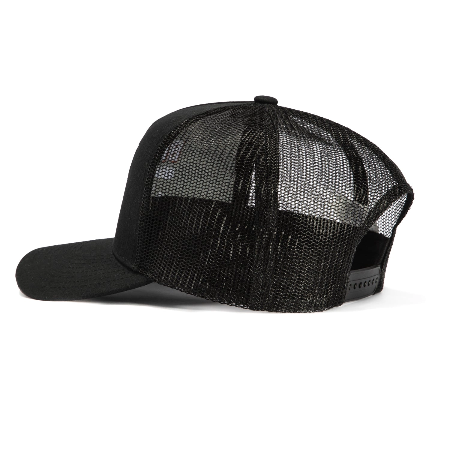 Brixton Redoubt Mesh Snapback Trucker Hat - Black