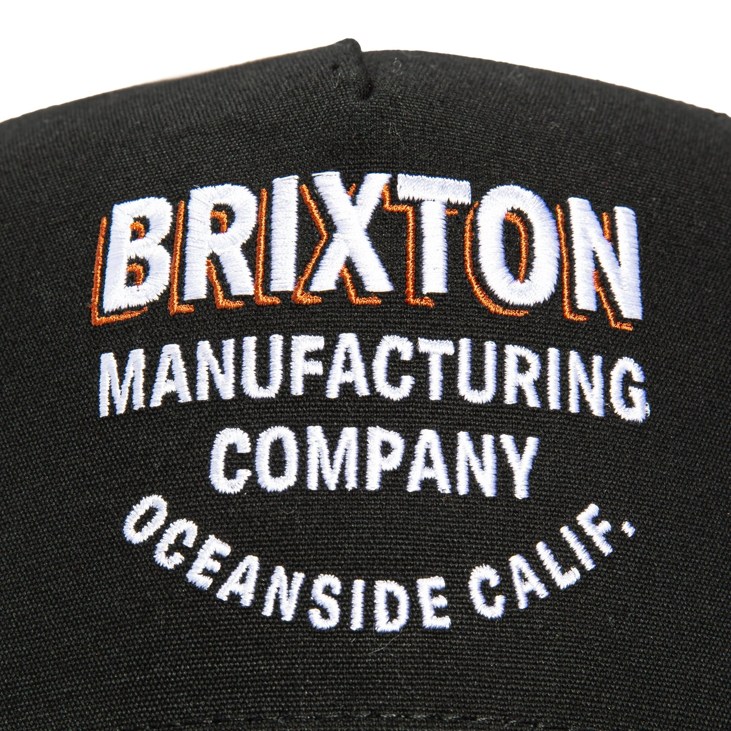 Brixton Redoubt Mesh Snapback Trucker Hat - Black