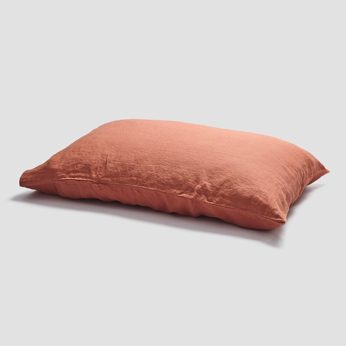 Burnt Orange 100% Linen Pillowcases (Pair)