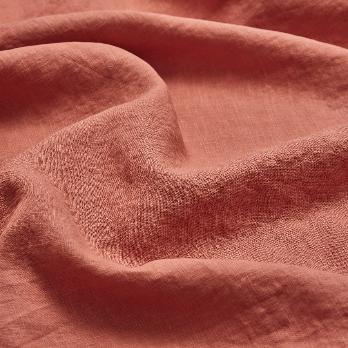 Burnt Orange 100% Linen Pillowcases (Pair)
