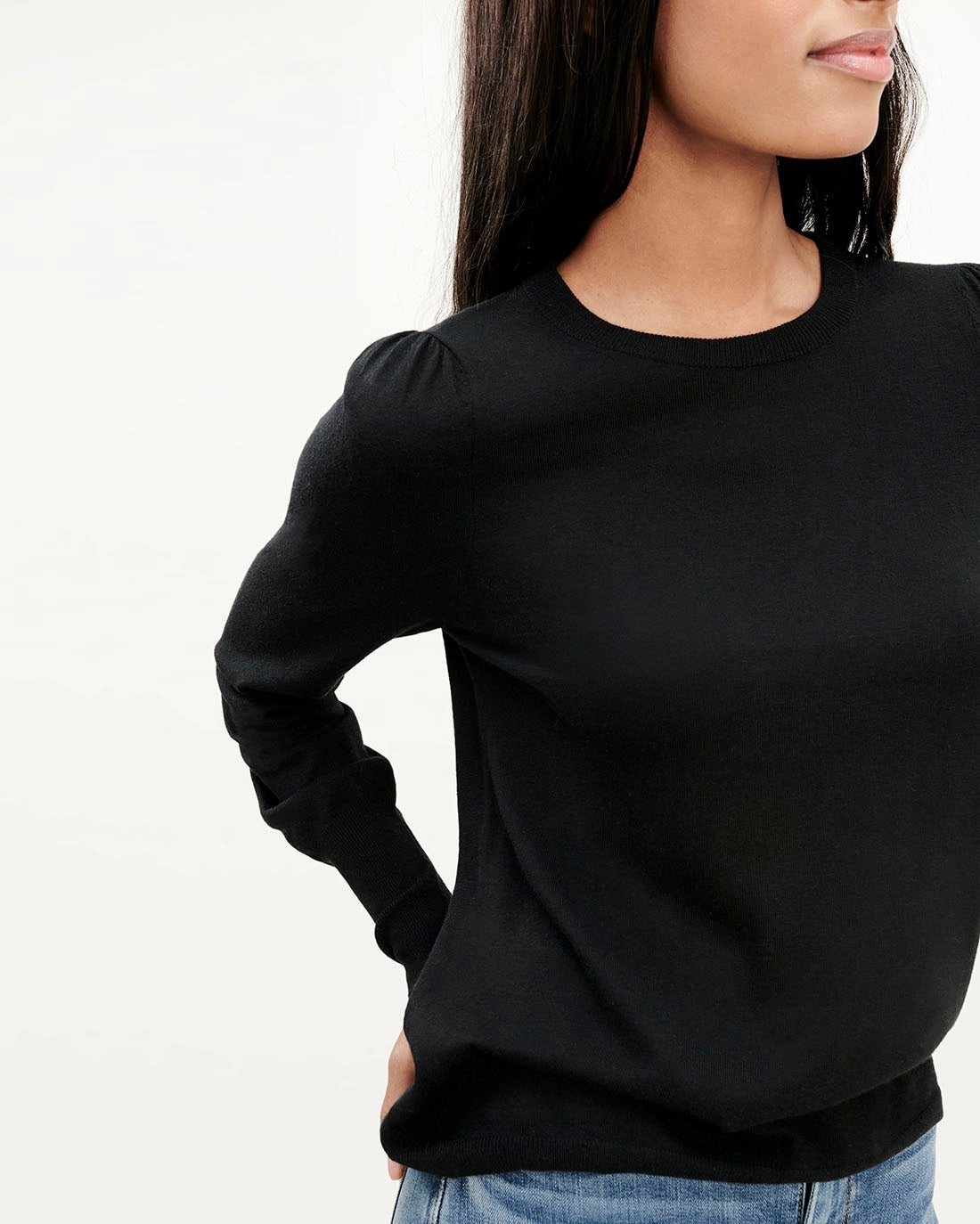 Cashblend Puff Sleeve Top