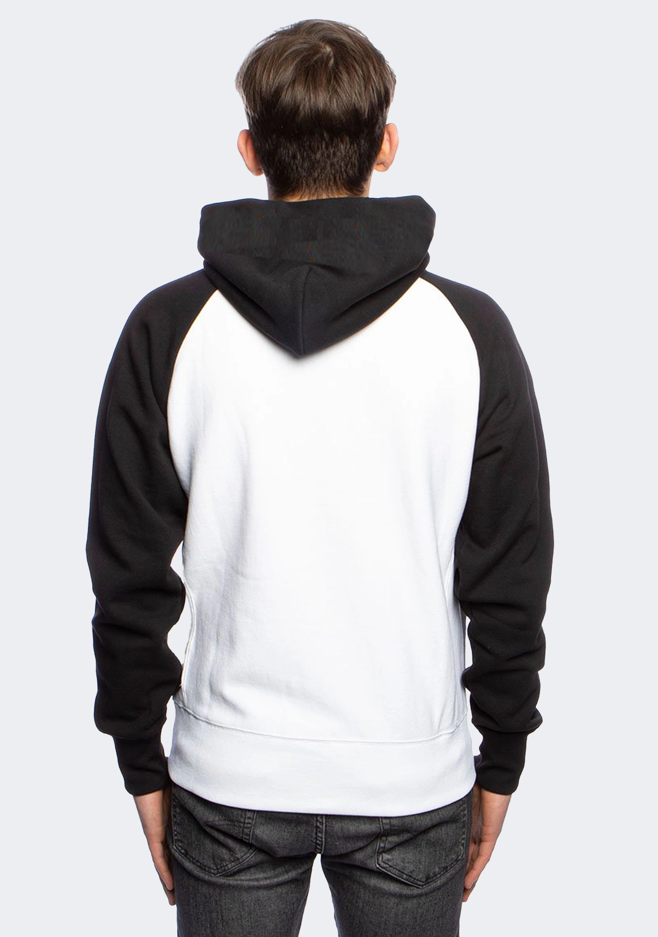 Champion Mens Lightweight Terry Colour Block Hoodie