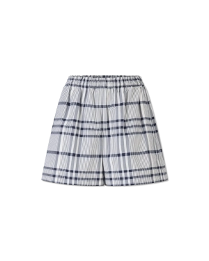 City Checks Mini Shorts