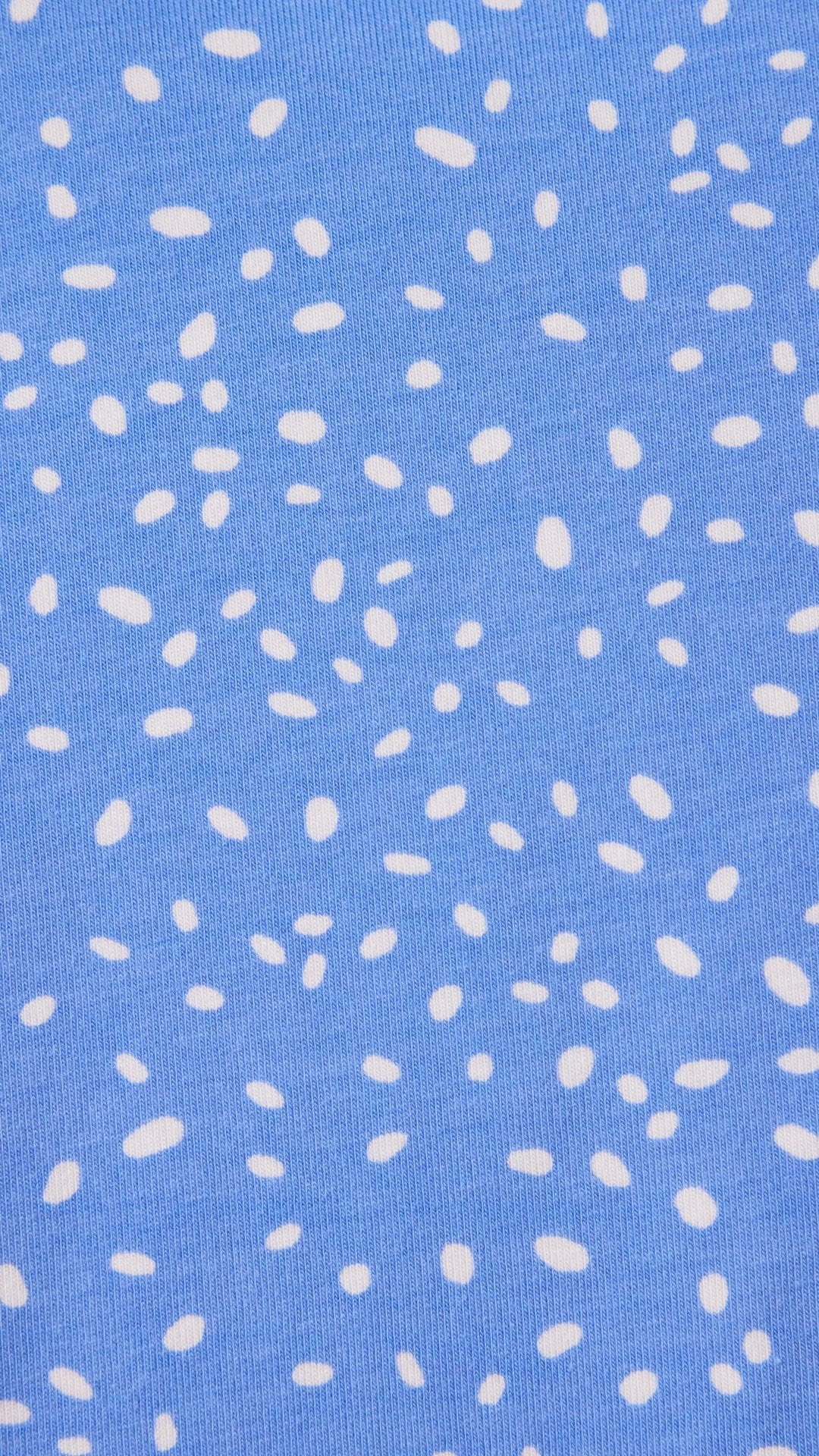 Confetti Dot Pima Knit Pajama - Provence