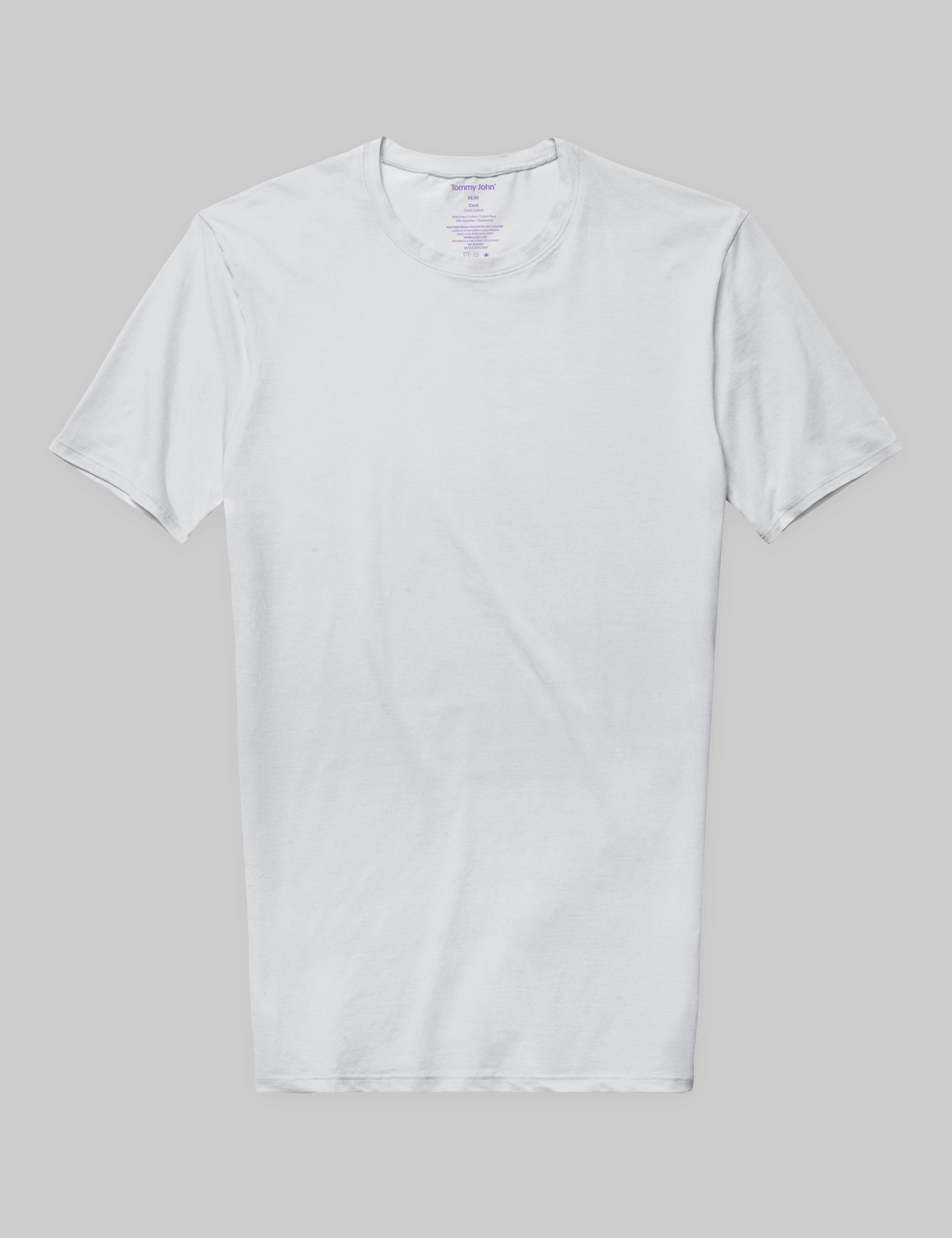 Cool Cotton Crew Neck Stay-Tucked Undershirt