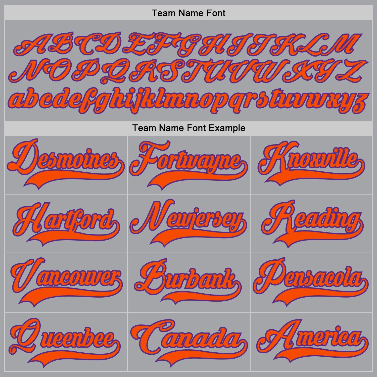 Custom Gray Orange-Purple Hockey Lace Neck Jersey