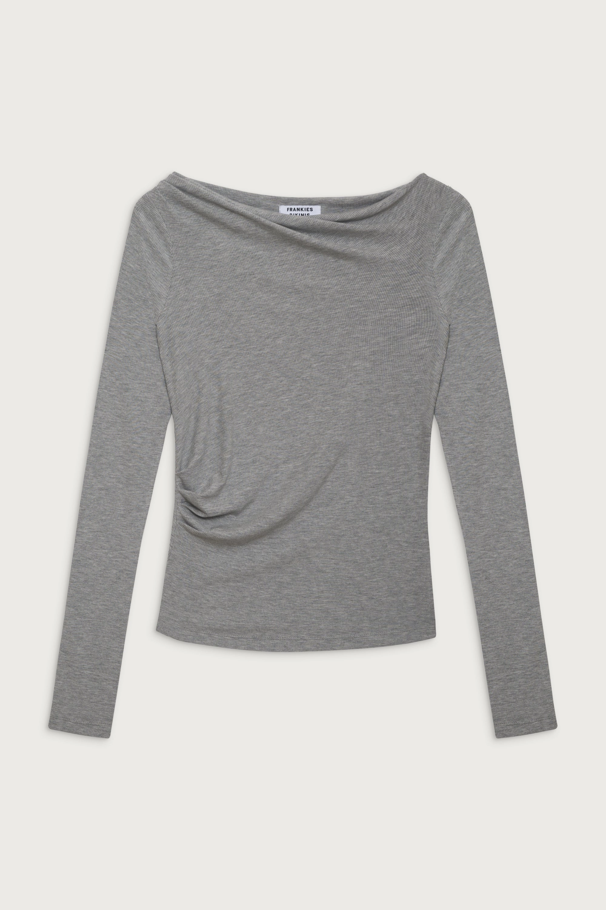 Dahlia Long Sleeve Shirt - Heather Grey