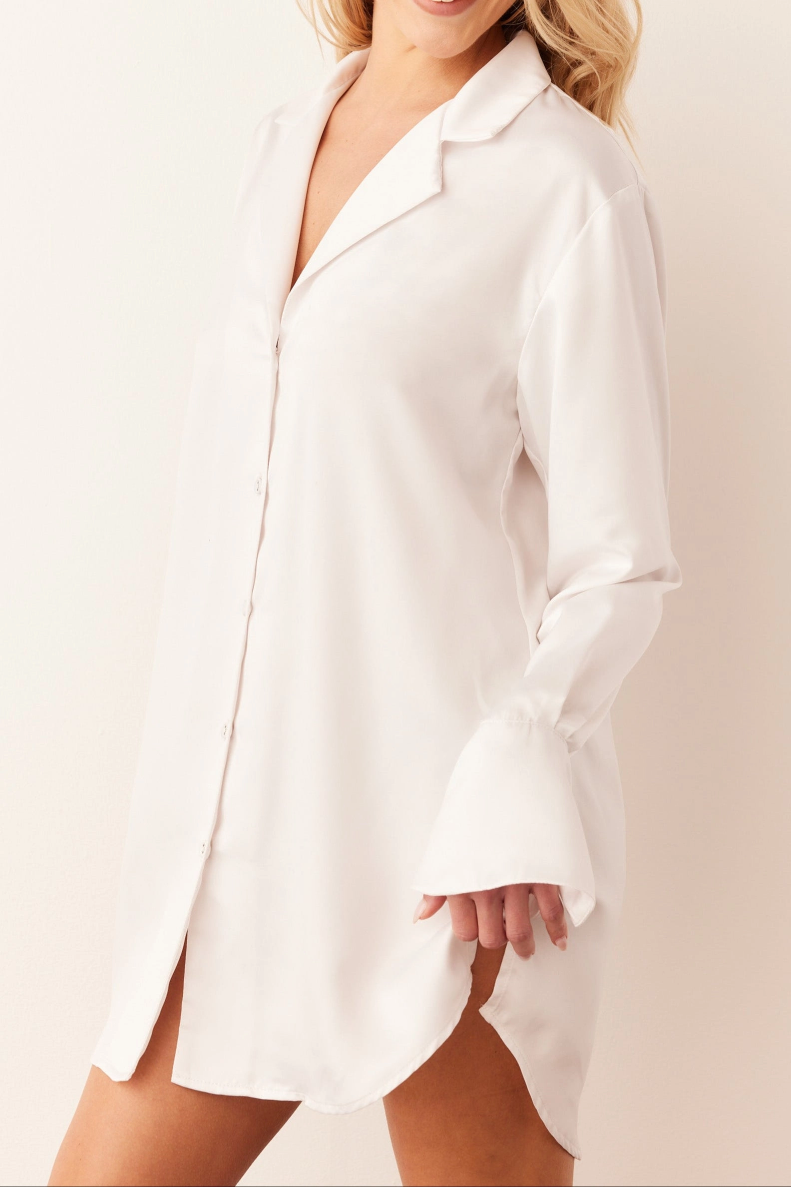 Daniela Boyfriend Shirt | Blanc