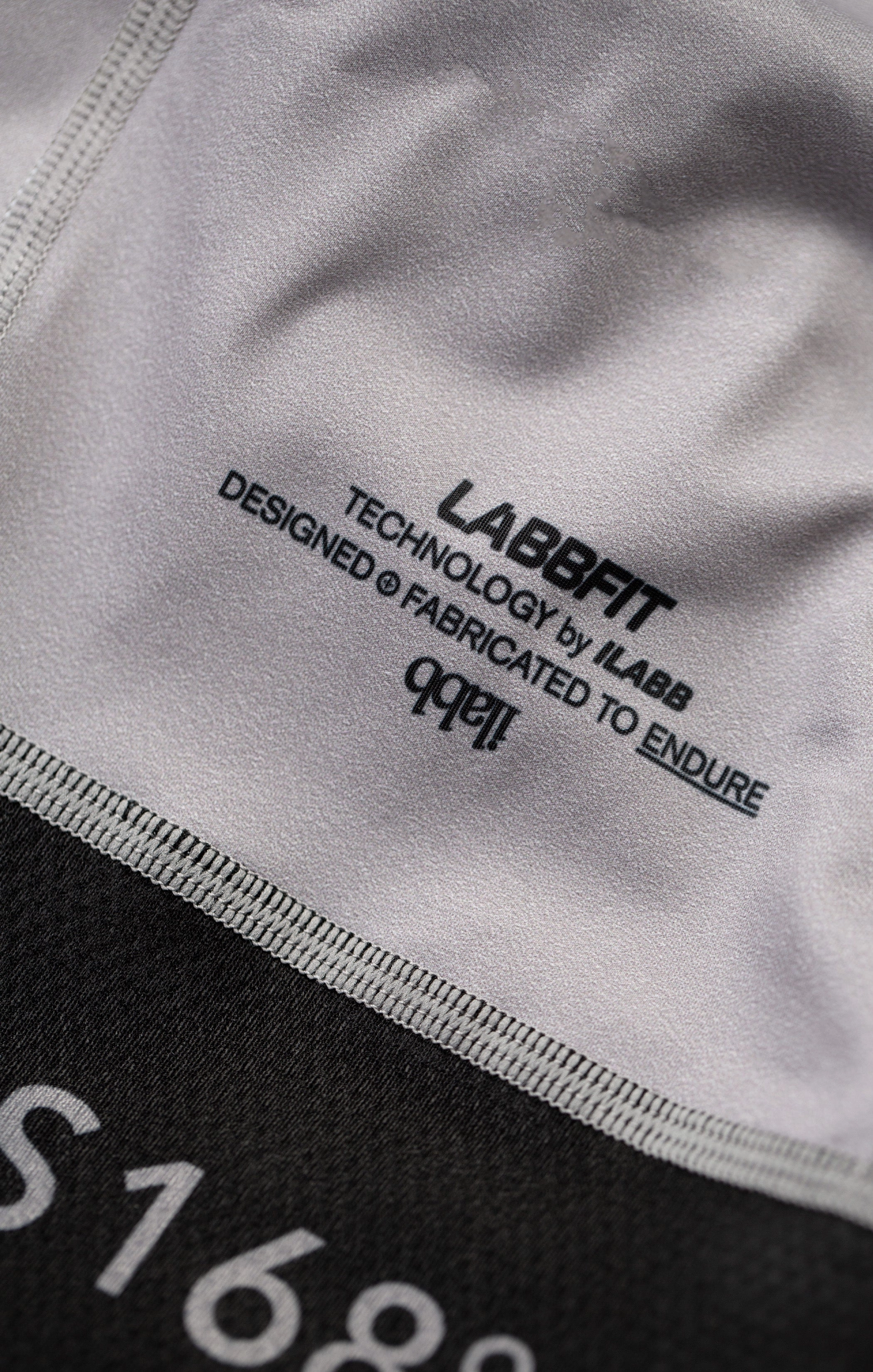 Detour Bib Short - Grey - Men's
