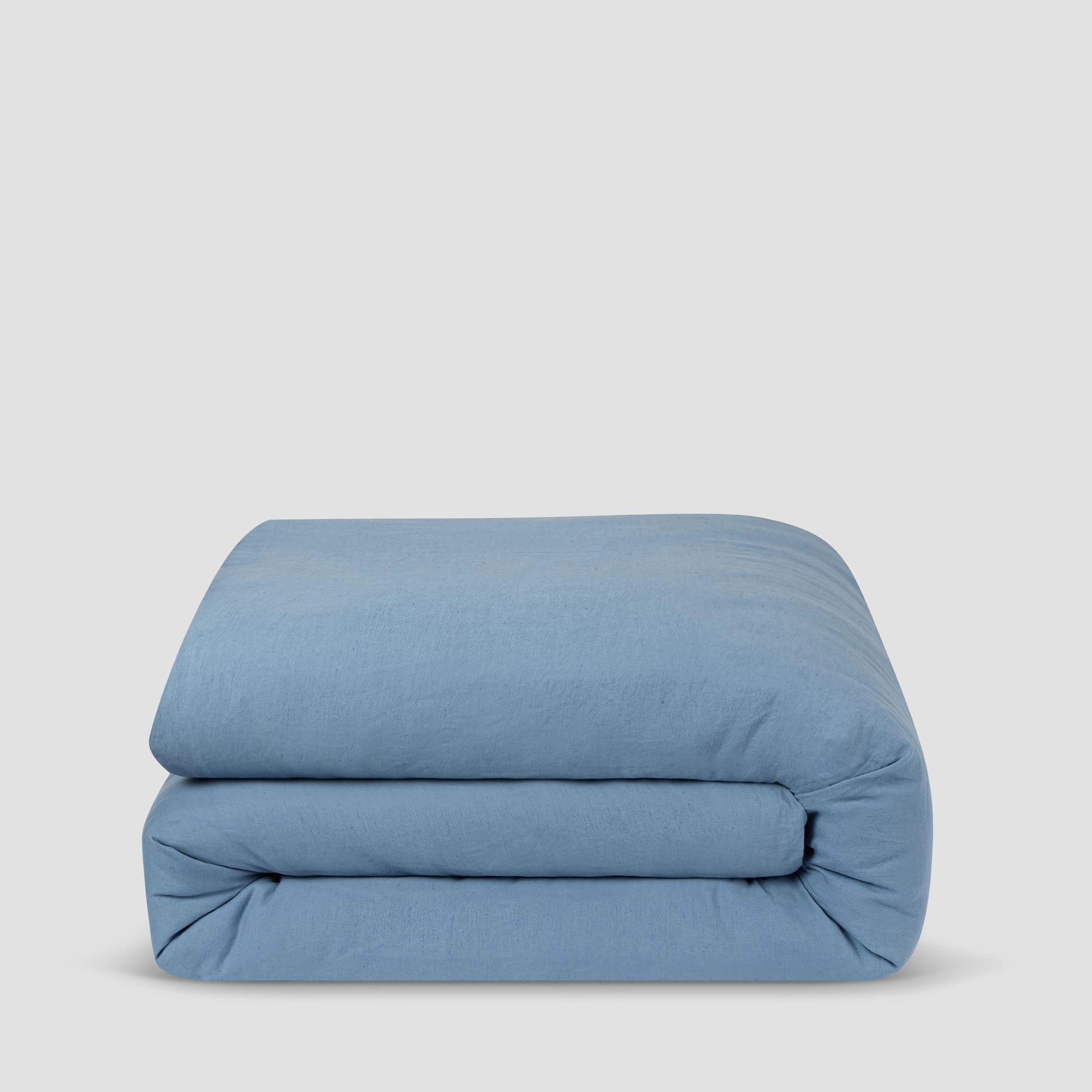 Dusk Blue 100% Linen Duvet Cover
