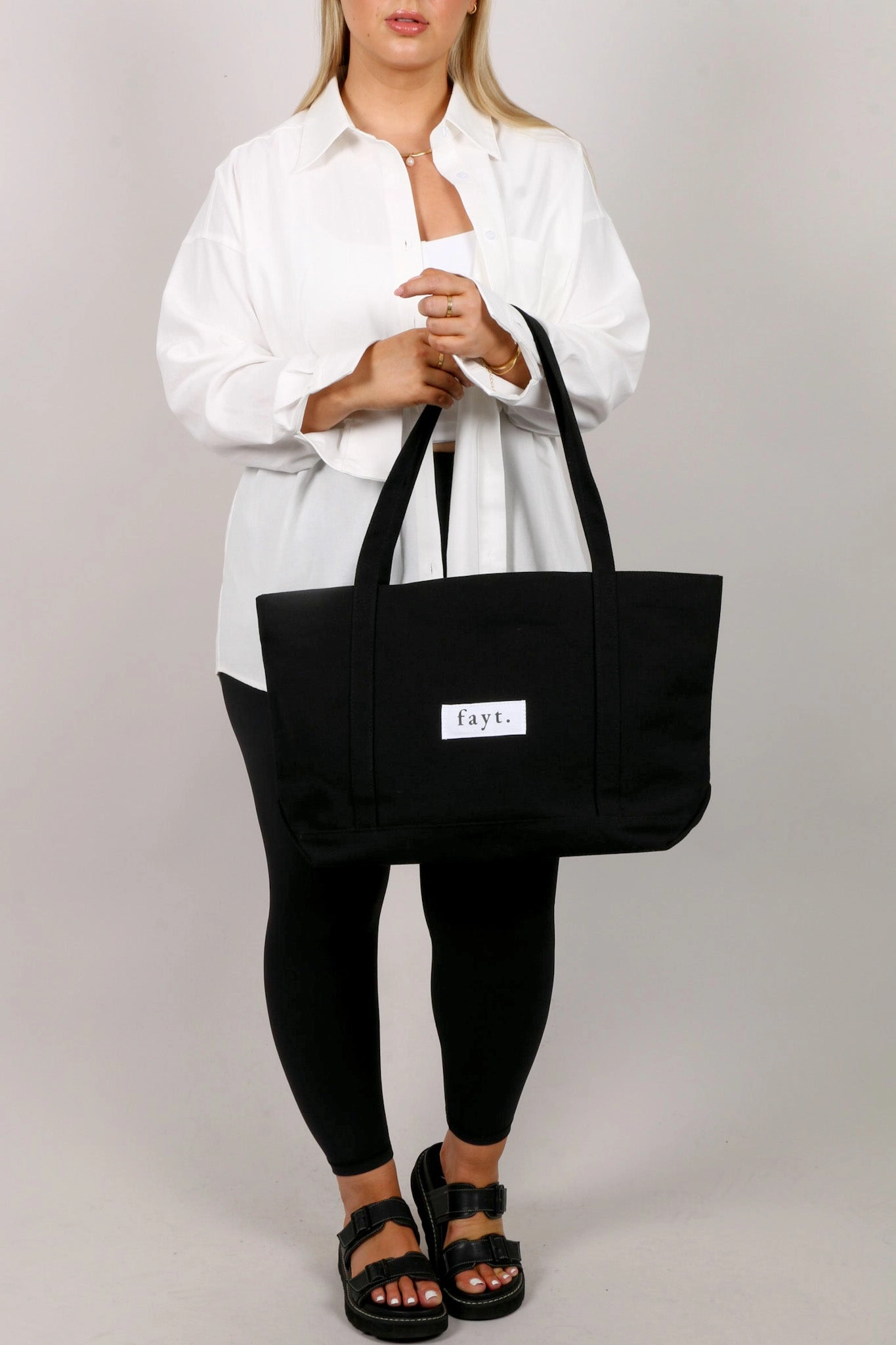 FAYT EVERYDAY TOTE BAG BLACK
