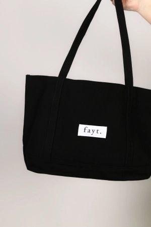 FAYT EVERYDAY TOTE BAG BLACK