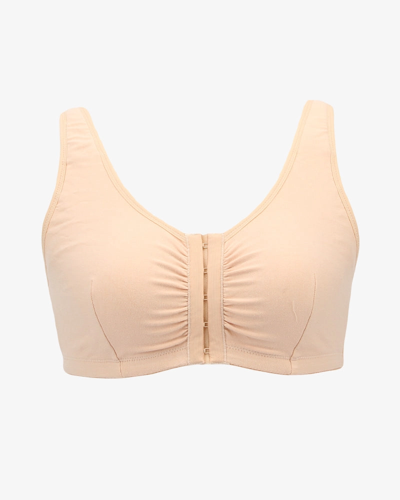 Front Clasp Non-Wired Breathable Bra