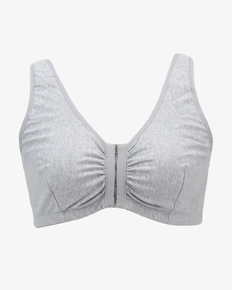 Front Clasp Non-Wired Breathable Bra