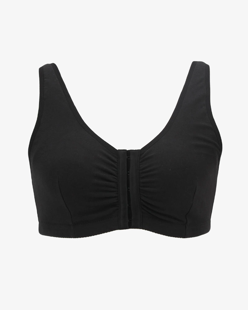 Front Clasp Non-Wired Breathable Bra