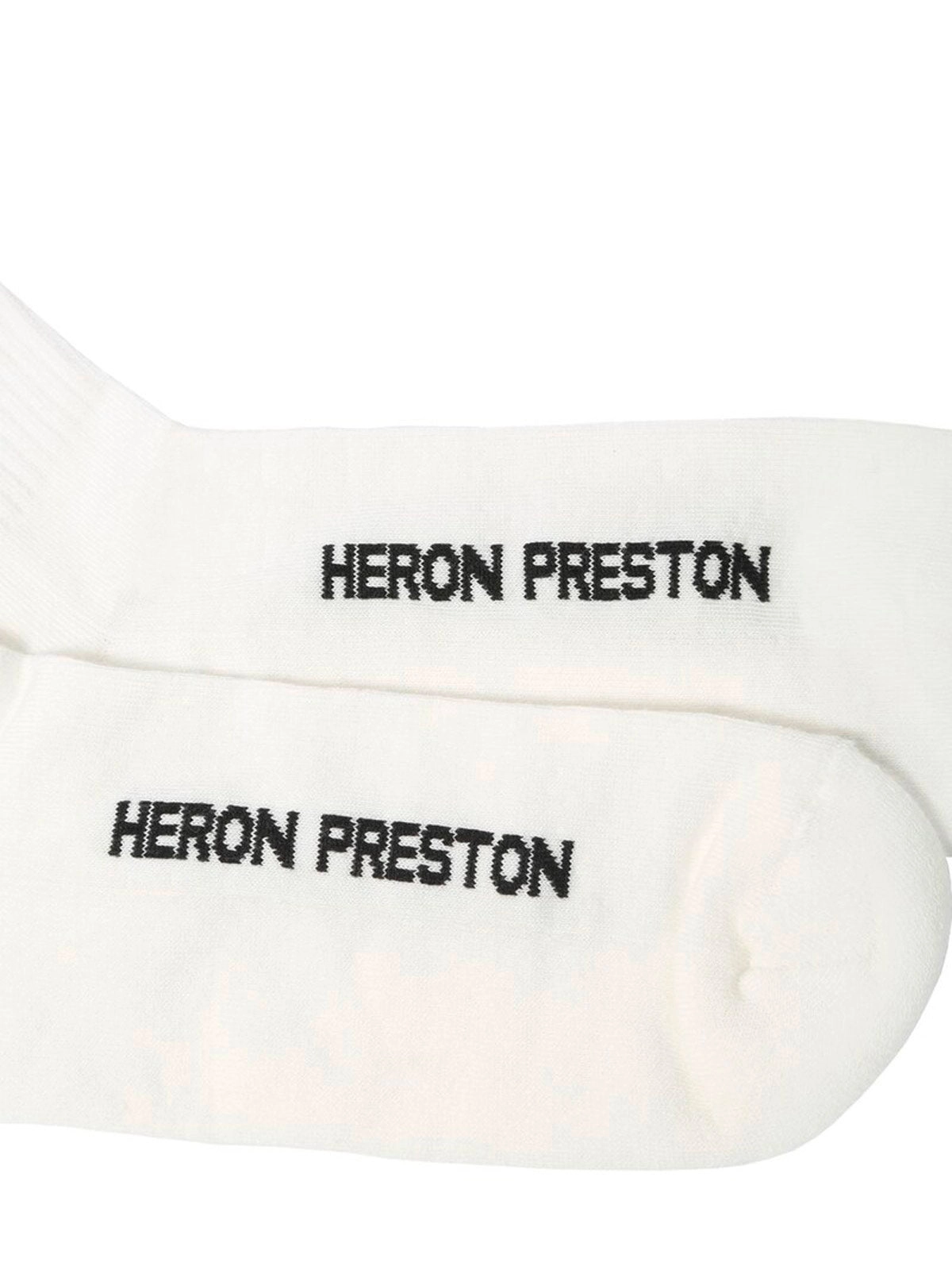 Heron Preston Logo-Intarsia Ribbed Socks