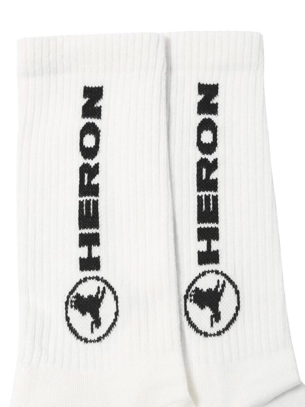 Heron Preston Logo-Intarsia Ribbed Socks