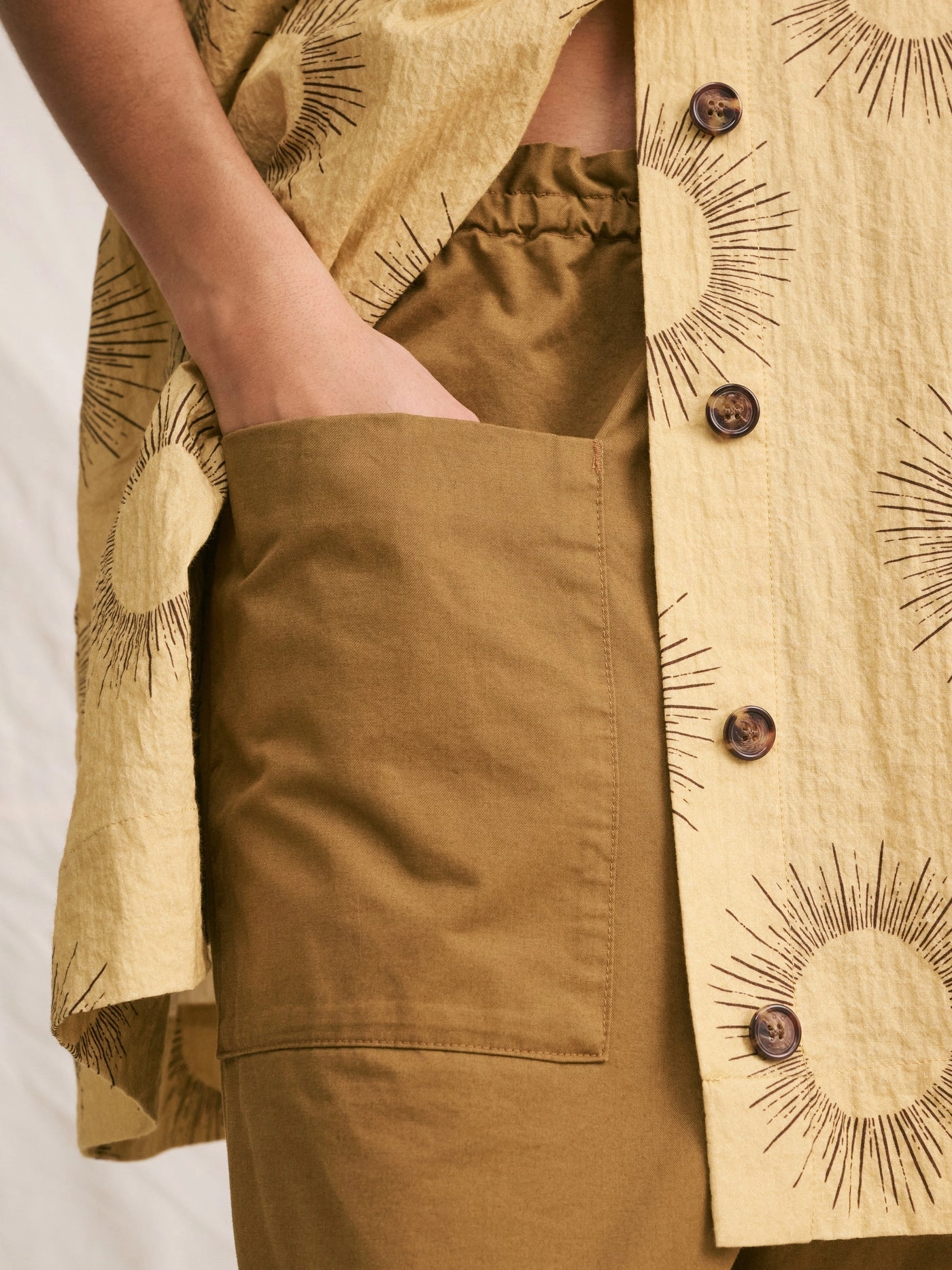 Hod Babakar Bronze Paper Bag Waist Trousers