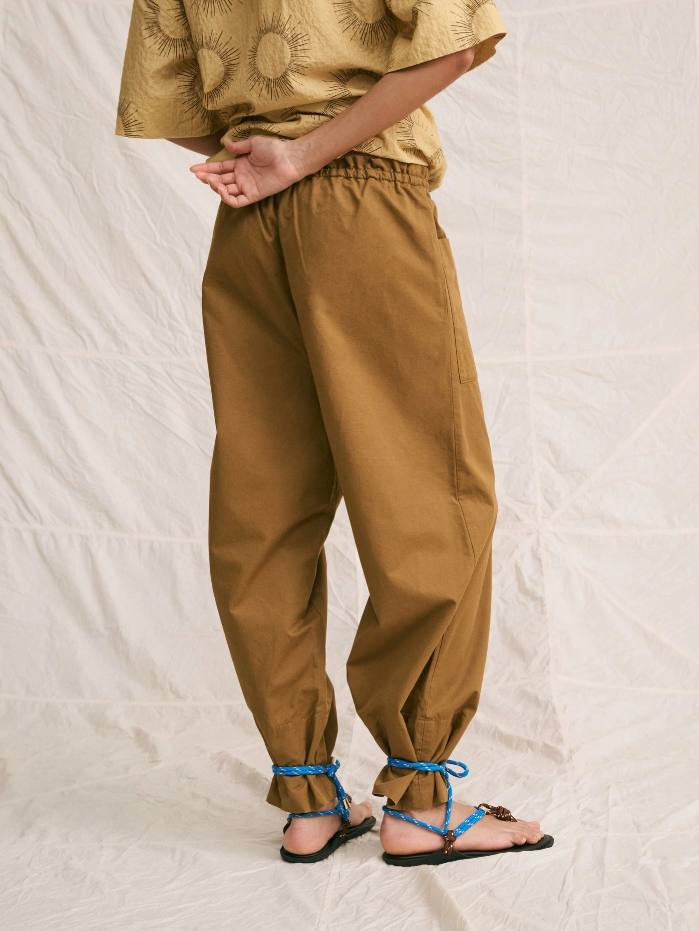 Hod Babakar Bronze Paper Bag Waist Trousers