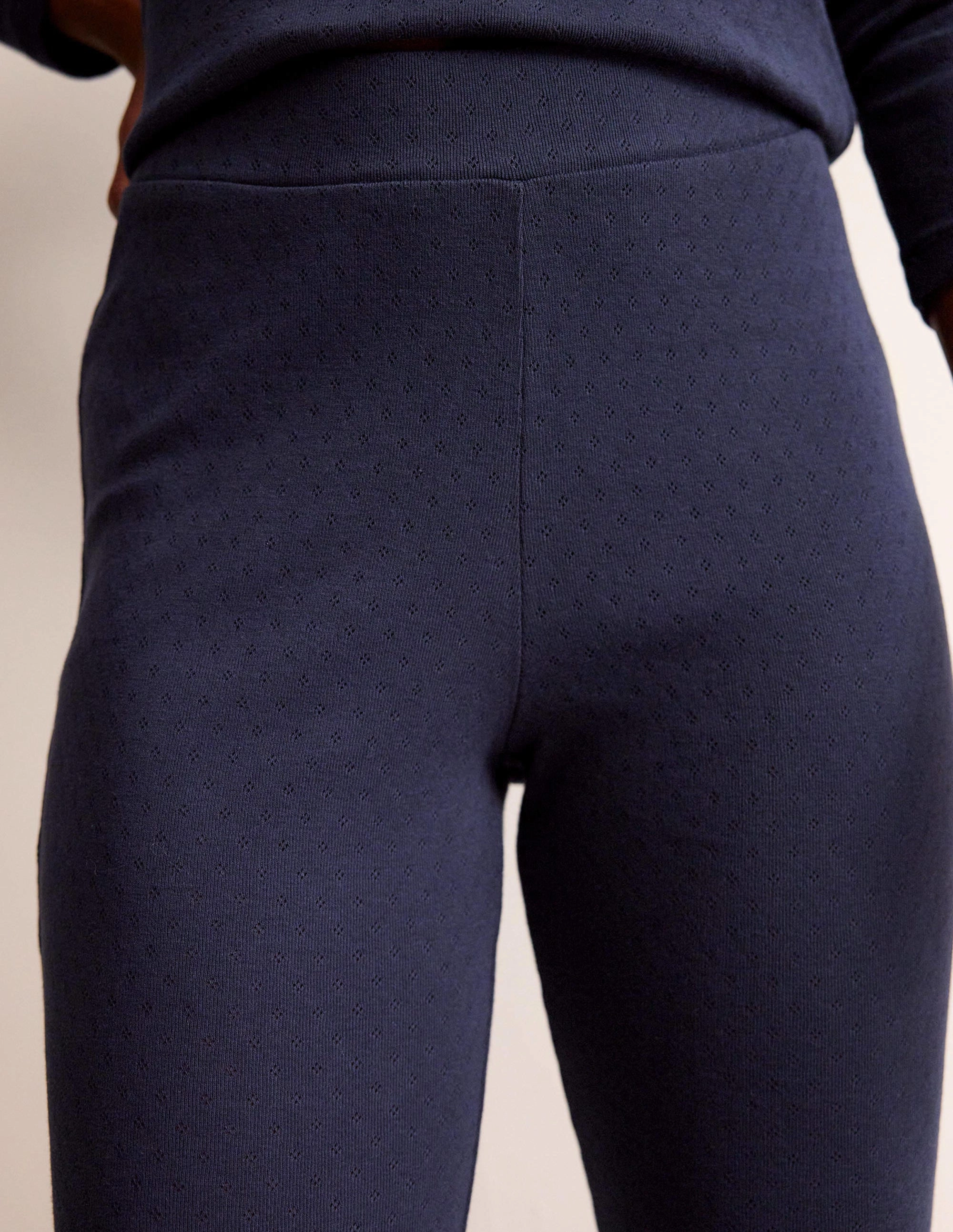 Jersey Pyjama Leggings-Navy