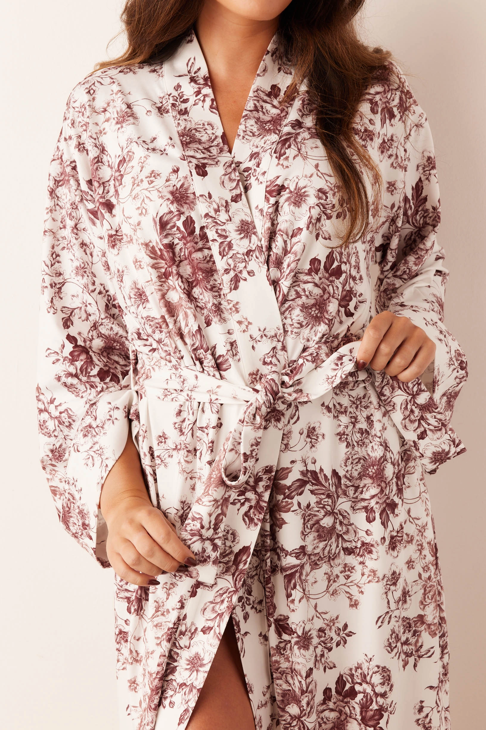 Kaia Kimono Robe | Cambridge Toile