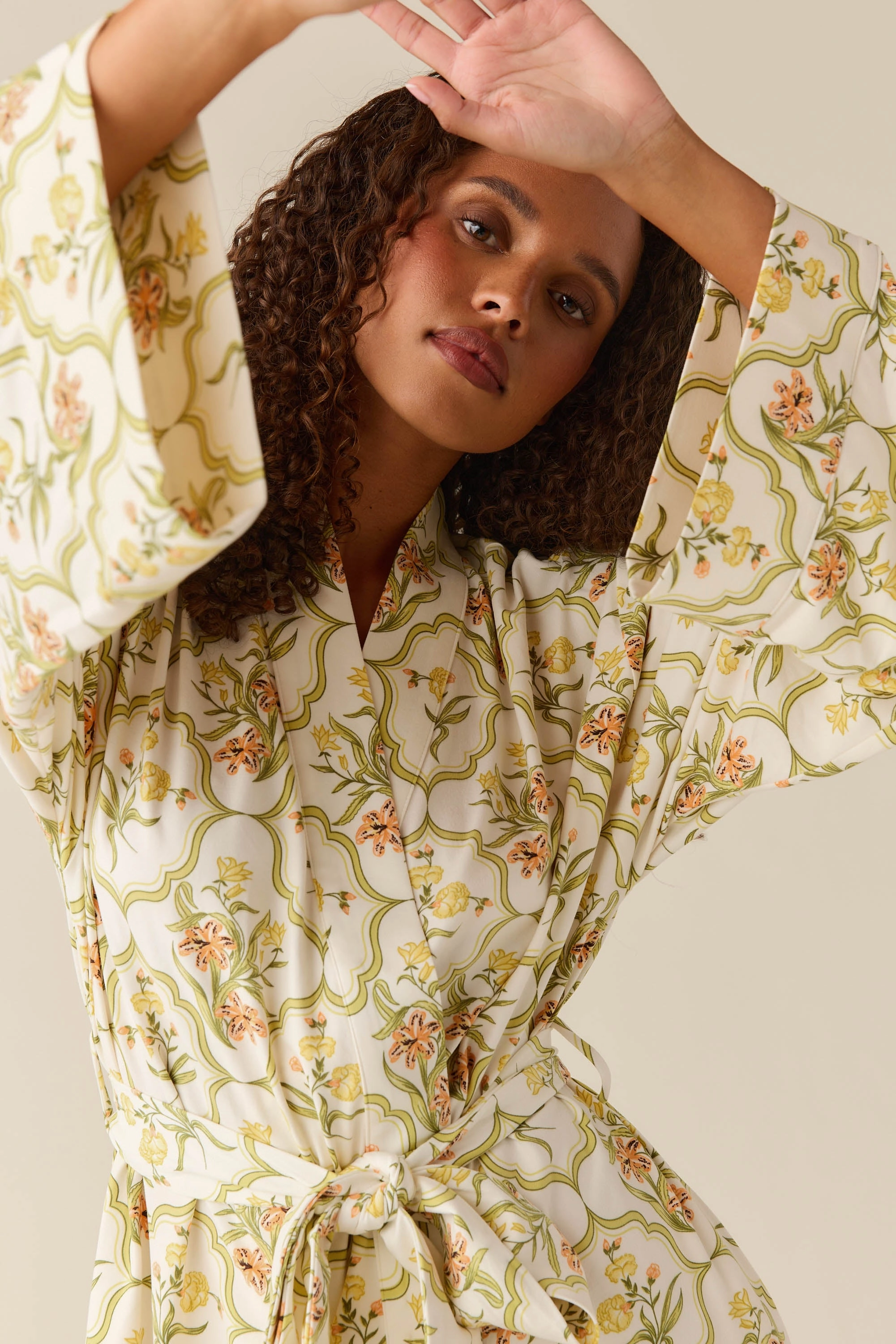 Kaia Kimono Robe | Fleur