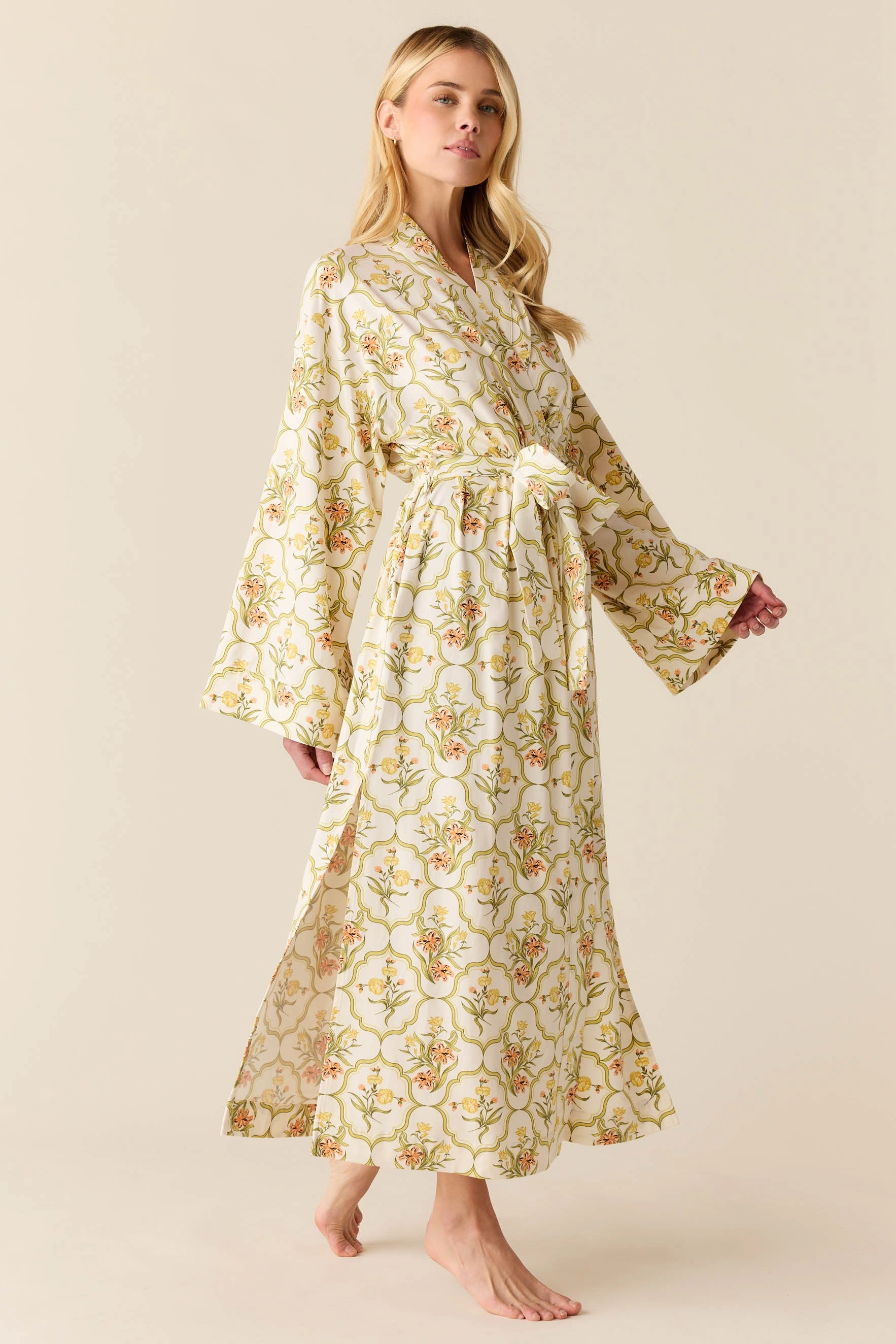 Kaia Kimono Robe | Fleur