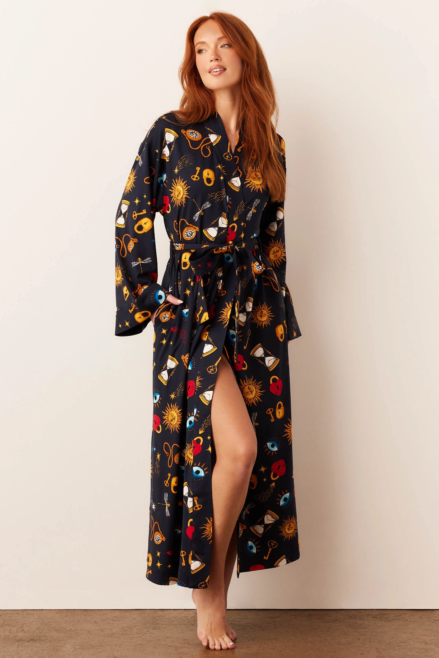 Kaia Kimono Robe | Mystic