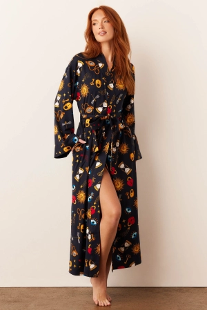 Kaia Kimono Robe | Mystic