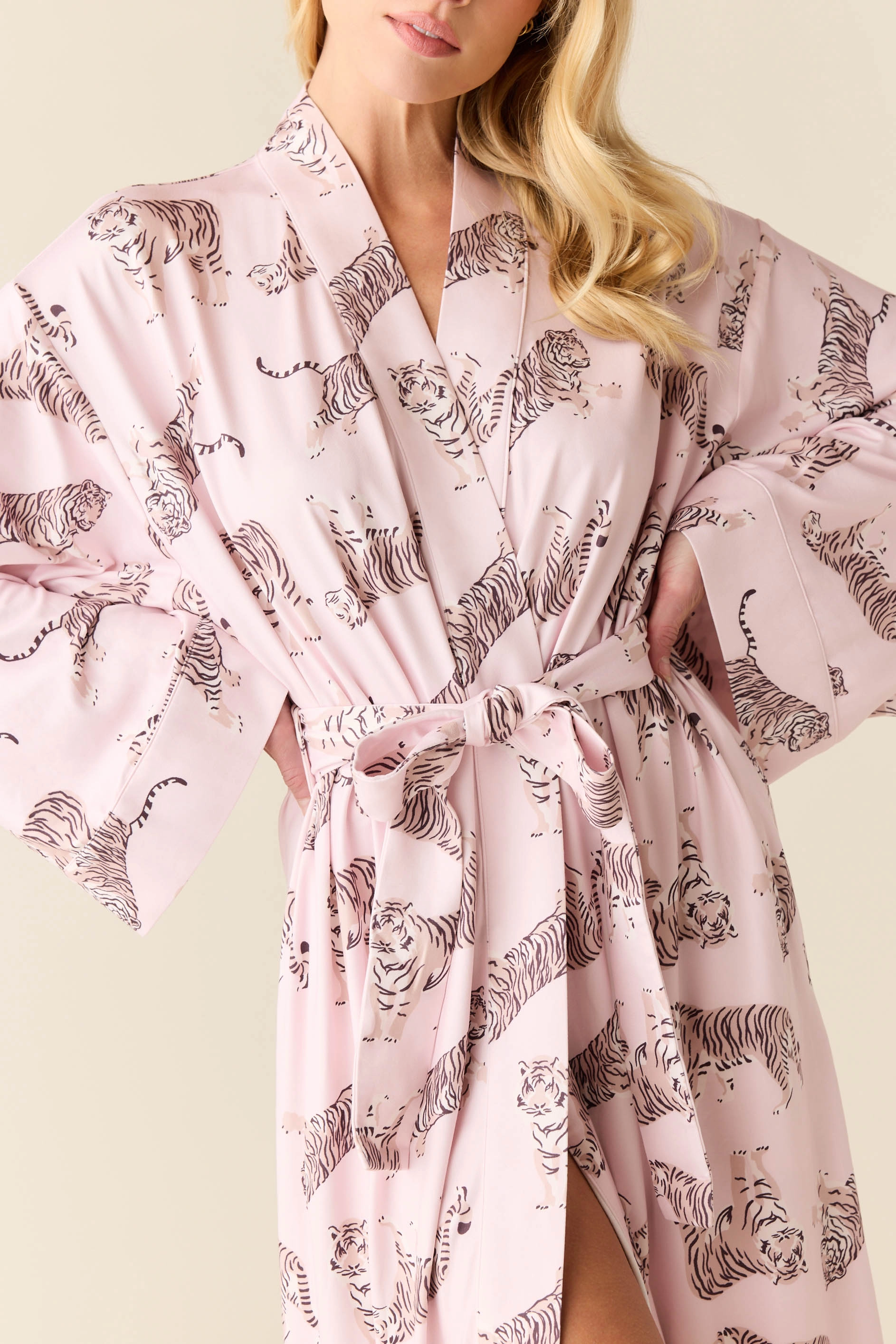 Kaia Kimono Robe | Tiger Lily