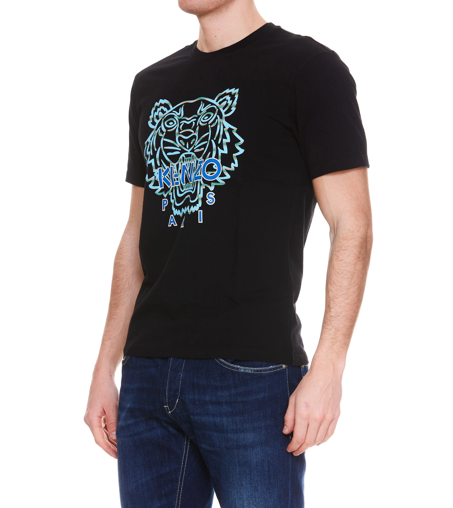 Kenzo Logo Printed Crewneck T-Shirt